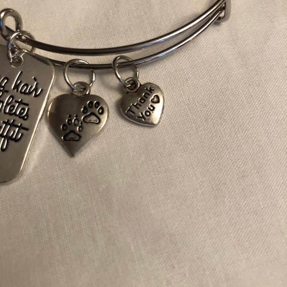 Silver Dog Charm Bracelet - Picture 4 of 4